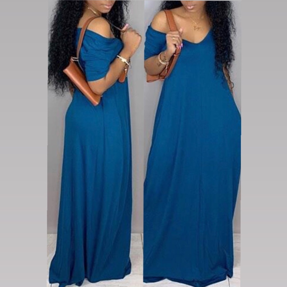 Oversized maxi with pockets